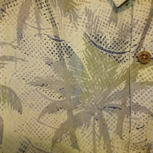 Tommy Bahama 100% Silk Long Sleeve Button Up Shirt Men's sz XXL. - Picture 6 of 6